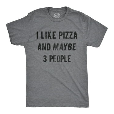 Funny Valentines Day Gift Pizza Lover Foodie Womens Graphic Crewneck T Shirt Tee